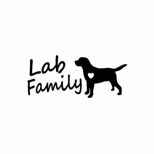 CHSLO Lab Family Labrador Hund Labradoodle Geschenk Auto Aufkleber Automobile Motorräder Außenzubehör Vinyl Aufkleber CHSLO Lab Family Labrador Hund Labradoodle Geschenk Auto Aufkleber Automobile Motorräder Außenzubehör Vinyl Aufkleber von CHSLO