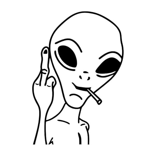CHSLO Lustige Alien Ufo Auto Aufkleber Vinyl Aufkleber Auto Fenster Dekor Automobile CHSLO Lustige Alien Ufo Auto Aufkleber Vinyl Aufkleber Auto Fenster Dekor Automobile von CHSLO