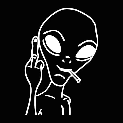CHSLO Lustige Alien Ufo Auto Aufkleber Vinyl Aufkleber Auto Fenster Dekor Automobile CHSLO Lustige Alien Ufo Auto Aufkleber Vinyl Aufkleber Auto Fenster Dekor Automobile von CHSLO