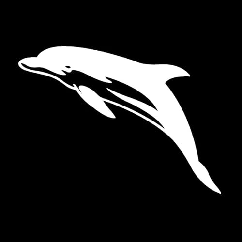 CHSLO Verschiedene Größen/Farben Auto Aufkleber Vinyl Aufkleber Delfin Girly Motorrad Dekoratives Zubehör Kreativer Laptop Helm von CHSLO