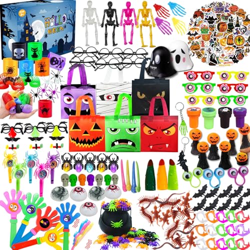 CHSLtmxq Halloween-Partygeschenke, 326 Stück, Halloween-Leckereien, keine Süßigkeiten für Süßes oder Leckereien, Halloween-Geschenktütenfüller, Halloween-Partyspiele, Spielzeug von CHSLtmxq