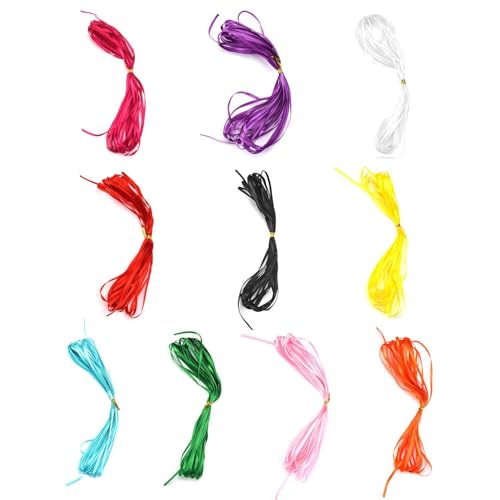 10 Bündel Bänder, Bunte Bänder, Nähbänder, Handgefertigte Bänder, Dekobänder, Bunte Geschenkbänder 10 Bündel Bänder, Bunte Bänder, Nähbänder, Handgefertigte Bänder, Dekobänder, Bunte Geschenkbänder von CHSZSH