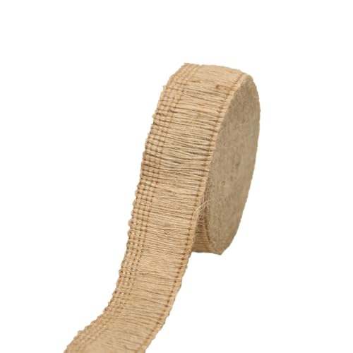 CHTME 2 Rollen 3.5cm*5m Juteband Fransen Bordüre Quaste Jute-Spitze für DIY Kostüme Kleid Geschenkband Nähzubehör Geschenkverpackung Blumenstrauß Dekoration Baumwolle Quaste Band Fransen Trim CHTME 2 Rollen 3.5cm*5m Juteband Fransen Bordüre Quaste Jute-Spitze für DIY Kostüme Kleid Geschenkband Nähzubehör Geschenkverpackung Blumenstrauß Dekoration Baumwolle Quaste Band Fransen Trim von CHTME