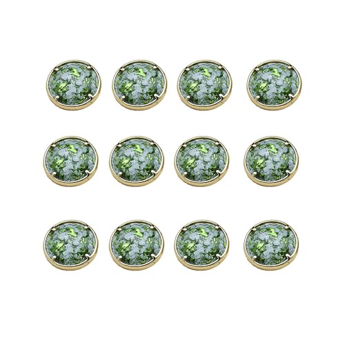 CHTME Knöpfe 12 Stück Harzknöpfe Knöpfe zum Annähen Knöpfe für Bekleidung Knöpfe zum Basteln Wäscheknöpfe Decorative Buttons Hemdknöpfe Ersatz Knöpfe Kinderknöpfe für DIY Basteln Nähen Deko von CHTME