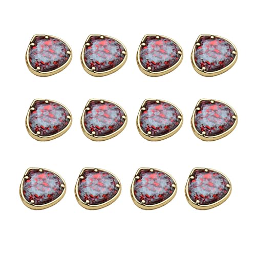 CHTME Knöpfe 12 Stück Harzknöpfe Knöpfe zum Annähen Knöpfe für Bekleidung Knöpfe zum Basteln Wäscheknöpfe Decorative Buttons Hemdknöpfe Ersatz Knöpfe Kinderknöpfe für DIY Basteln Nähen Deko von CHTME