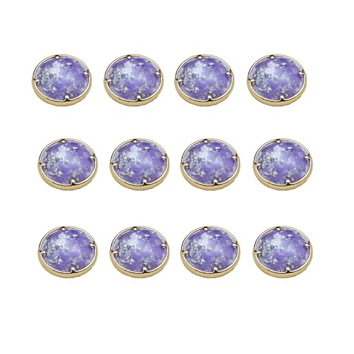 CHTME Knöpfe 12 Stück Harzknöpfe Knöpfe zum Annähen Knöpfe für Bekleidung Knöpfe zum Basteln Wäscheknöpfe Decorative Buttons Hemdknöpfe Ersatz Knöpfe Kinderknöpfe für DIY Basteln Nähen Deko von CHTME
