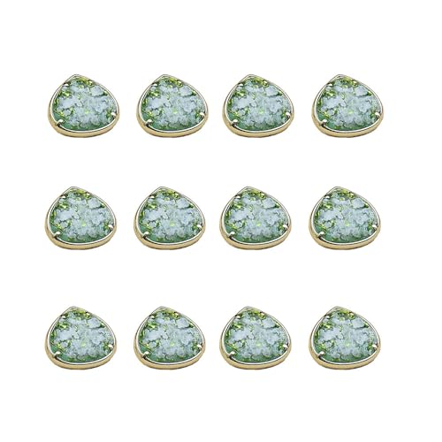 CHTME Knöpfe 12 Stück Harzknöpfe Knöpfe zum Annähen Knöpfe für Bekleidung Knöpfe zum Basteln Wäscheknöpfe Decorative Buttons Hemdknöpfe Ersatz Knöpfe Kinderknöpfe für DIY Basteln Nähen Deko von CHTME