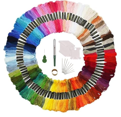 100 Farben Stickgarn,Kreuzstich Starter Kit,für Kreuzstichfaden,Armbandfaden,Basteltwist. 100 Farben Stickgarn,Kreuzstich Starter Kit,für Kreuzstichfaden,Armbandfaden,Basteltwist. von CHUANGOU