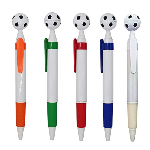 CHUANGOU Kugelschreiber mit Fußball Kugelschreiber für Schüler Einziehbare Stifte von CHUANGOU