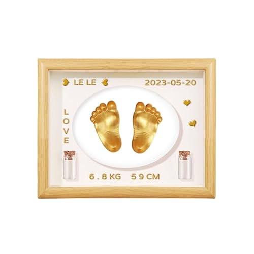 Handabdruck Fußabdruck Baby Fotorahmen Set für Neugeborene Mädchen Jungen, personalisiertes Geschenk, Fotoalbum Baby, Andenkenbox, Wanddekoration für Zimmer und Kinderzimmer,Haustier pfotenabdruck Handabdruck Fußabdruck Baby Fotorahmen Set für Neugeborene Mädchen Jungen, personalisiertes Geschenk, Fotoalbum Baby, Andenkenbox, Wanddekoration für Zimmer und Kinderzimmer,Haustier pfotenabdruck von CHUANSHI