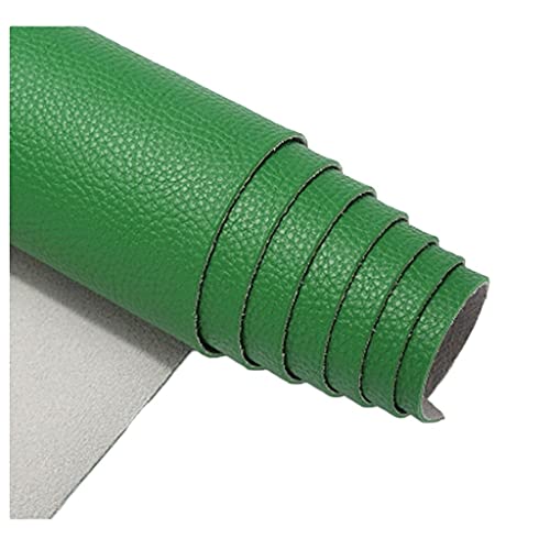 Kunstleder Polsterstoff Meterware FüR Möbel Sofa Stuhl Autos Polsterarbeiten Dekorationen DIY Basteln Nähen 138 cm Breit(Green,1.38X2m) von CHUANTEN