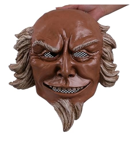 CHUANYGU The Purge Wahljahr Uncle Sam Maske Halloween Horror Prop für Erwachsene, Braun, Einheitsgröße von CHUANYGU