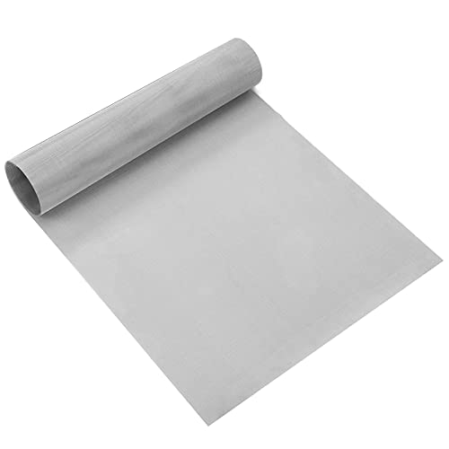 Drahtgeflecht aus Edelstahl 304, langlebig, 26–500 Maschen, 50 x 100 cm, gewebtes Drahtgeflecht, Metallgeflecht for DIY-Projekte, Gartenlüftungsabdeckung, 24 Maschen(100 Mesh) von CHUDOU