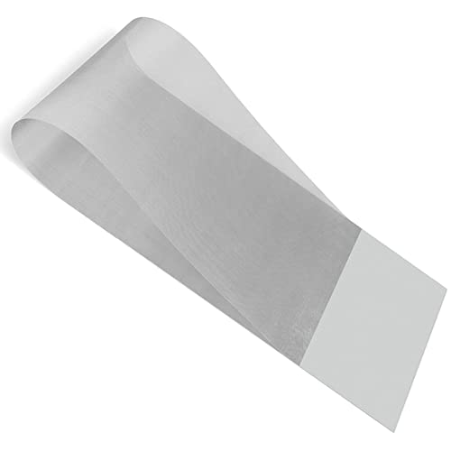 Drahtgeflecht aus Edelstahl 304, langlebig, 26–500 Maschen, 50 x 100 cm, gewebtes Drahtgeflecht, Metallgeflecht for DIY-Projekte, Gartenlüftungsabdeckung, 24 Maschen(60 Mesh) von CHUDOU