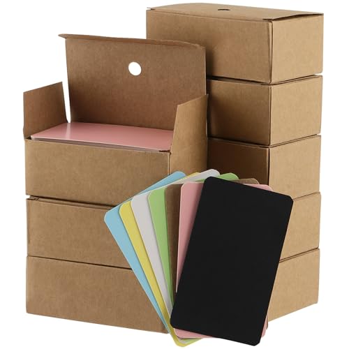CHUEHKAK 800 Stück Blanko Papier Karten Bunt, 7 Farben Karteikarten Klein, 9cm x 5.3cm, Kraftpapier Karten Farbig, Blanko Memory Karten, Mitteilungskarte, für Graffiti DIY Lernen CHUEHKAK 800 Stück Blanko Papier Karten Bunt, 7 Farben Karteikarten Klein, 9cm x 5.3cm, Kraftpapier Karten Farbig, Blanko Memory Karten, Mitteilungskarte, für Graffiti DIY Lernen von CHUEHKAK