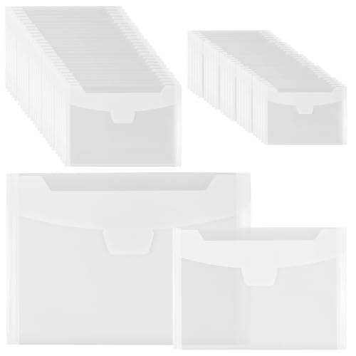 CHUENKUK 100 Stück Stempel Aufbewahrungstasche, 2 Größe Stempeltaschen Transparent, Dokumententasche Dokumentenmappe Durchsichtig für Rechnungen, Büroorganisation, Archivierung, 24 x 18 cm, 18 x 13 cm CHUENKUK 100 Stück Stempel Aufbewahrungstasche, 2 Größe Stempeltaschen Transparent, Dokumententasche Dokumentenmappe Durchsichtig für Rechnungen, Büroorganisation, Archivierung, 24 x 18 cm, 18 x 13 cm von CHUENKUK
