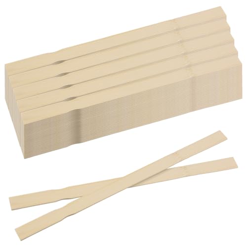 CHUENKUK 150 Stück Farbrührstäbchen 35,5 cm Lang, Farbrührer Holz, Holzspatel Holzrührstäbchen Bastelstäbchen für Rühren, DIY Handwerk von CHUENKUK