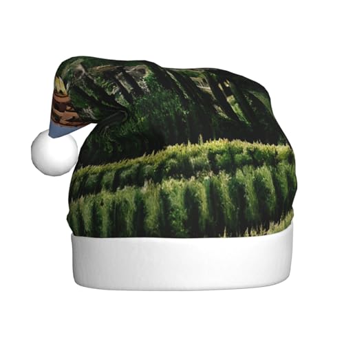 CHUNMINW Italienisch-toskanischer Druck, personalisierte Weihnachtsmannmütze für Erwachsene, Samt-Weihnachtsmütze, individuelle Plüsch-Weihnachtsdekoration CHUNMINW Italienisch-toskanischer Druck, personalisierte Weihnachtsmannmütze für Erwachsene, Samt-Weihnachtsmütze, individuelle Plüsch-Weihnachtsdekoration von CHUNMINW