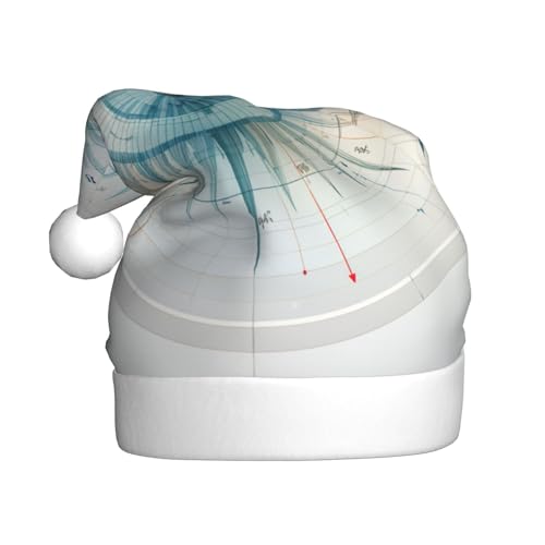 CHUNMINW Kompass-Druck, personalisierte Weihnachtsmannmütze für Erwachsene, Samt-Weihnachtsmütze, individuelle Plüsch-Weihnachtsdekoration CHUNMINW Kompass-Druck, personalisierte Weihnachtsmannmütze für Erwachsene, Samt-Weihnachtsmütze, individuelle Plüsch-Weihnachtsdekoration von CHUNMINW