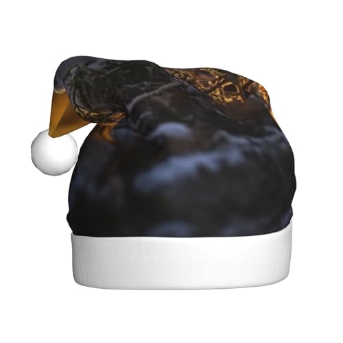 CHUNMINW Niedlicher Schneemann-Druck, personalisierte Weihnachtsmannmütze für Erwachsene, Samt-Weihnachtsmütze, individuelle Plüsch-Weihnachtsdekoration CHUNMINW Niedlicher Schneemann-Druck, personalisierte Weihnachtsmannmütze für Erwachsene, Samt-Weihnachtsmütze, individuelle Plüsch-Weihnachtsdekoration von CHUNMINW