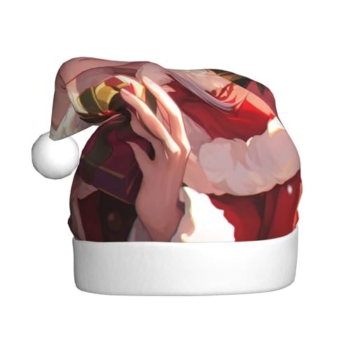 CHUNMINW Traditioneller Weihnachtswichtel-Druck, personalisierte Weihnachtsmütze für Erwachsene, Samt-Weihnachtsmütze, individuelle Plüsch-Weihnachtsdekoration CHUNMINW Traditioneller Weihnachtswichtel-Druck, personalisierte Weihnachtsmütze für Erwachsene, Samt-Weihnachtsmütze, individuelle Plüsch-Weihnachtsdekoration von CHUNMINW