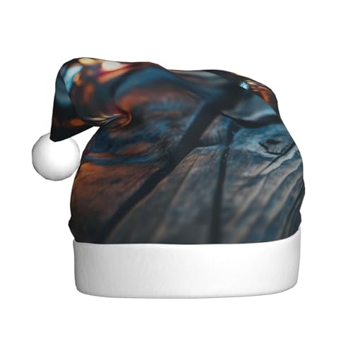 CHUNMINW Weihnachtsmannmütze mit Steinen, Kerzen, personalisierbar, für Erwachsene, Samt, Weihnachtsdekoration, personalisierbar CHUNMINW Weihnachtsmannmütze mit Steinen, Kerzen, personalisierbar, für Erwachsene, Samt, Weihnachtsdekoration, personalisierbar von CHUNMINW