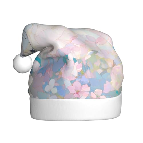 CHUNMINW Weihnachtsmütze mit Schmetterlingsdruck, personalisierbar, für Erwachsene, Samt-Weihnachtsmütze, individuelle Plüsch-Weihnachtsdekoration CHUNMINW Weihnachtsmütze mit Schmetterlingsdruck, personalisierbar, für Erwachsene, Samt-Weihnachtsmütze, individuelle Plüsch-Weihnachtsdekoration von CHUNMINW