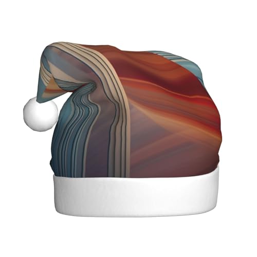 CHUNMINW Weihnachtsmütze mit Streifendruck, personalisierbar, für Erwachsene, Samt-Weihnachtsmütze, individuelle Plüsch-Weihnachtsdekoration CHUNMINW Weihnachtsmütze mit Streifendruck, personalisierbar, für Erwachsene, Samt-Weihnachtsmütze, individuelle Plüsch-Weihnachtsdekoration von CHUNMINW