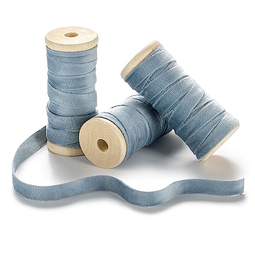 CHUQING Geschenkband 10mm Breit Blau Grau Schleifenband Hochzeit Dekoband Stoffband Samtband für auto Bogen Schleifen Partydekoration Stuhl Der Valentinstag Geschenkverpackungen Strauß CHUQING Geschenkband 10mm Breit Blau Grau Schleifenband Hochzeit Dekoband Stoffband Samtband für auto Bogen Schleifen Partydekoration Stuhl Der Valentinstag Geschenkverpackungen Strauß von CHUQING