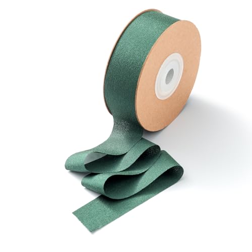CHUQING Geschenkband 25mm dekoband Dunkelgrün Breit Seidenband Geschenk Schleifenband Natur Grün Breit Stoffband für Hochzeit CHUQING Geschenkband 25mm dekoband Dunkelgrün Breit Seidenband Geschenk Schleifenband Natur Grün Breit Stoffband für Hochzeit von CHUQING