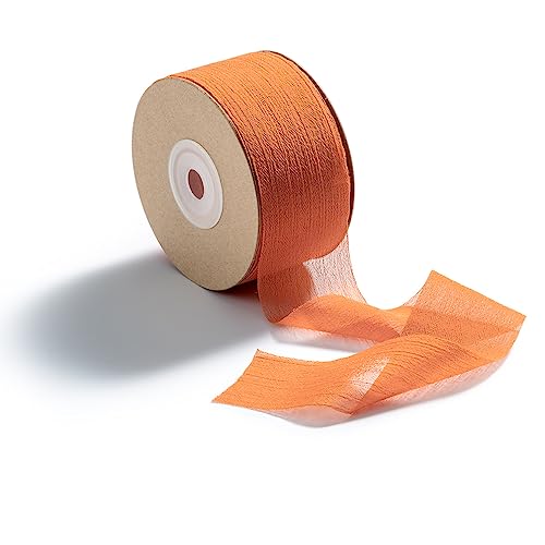 CHUQING Geschenkband Chiffon Schleifenband Festival Bänder Dekoband für Hochzeit, Taufe und Geburtstag Geschenke,38mm x 22,8 Meters,Terrakotta CHUQING Geschenkband Chiffon Schleifenband Festival Bänder Dekoband für Hochzeit, Taufe und Geburtstag Geschenke,38mm x 22,8 Meters,Terrakotta von CHUQING