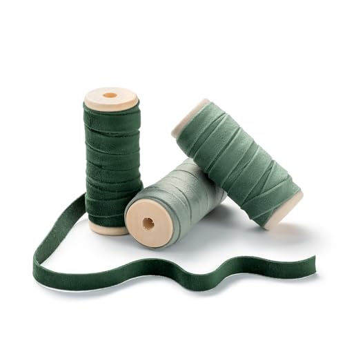 CHUQING Samtband Band 1cm breit Geschenkband Schleifenband Samtborte Stoffband Velvet für Geschenkverpackung, Weihnachten,Geburtstag CHUQING Samtband Band 1cm breit Geschenkband Schleifenband Samtborte Stoffband Velvet für Geschenkverpackung, Weihnachten,Geburtstag von CHUQING