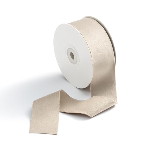 CHUQING Samtband Beige Geschenkband Breit Samt Schleifenband Taupe Dekoband Samtschleife Zierband zum Nähen 38 mm x 9 m CHUQING Samtband Beige Geschenkband Breit Samt Schleifenband Taupe Dekoband Samtschleife Zierband zum Nähen 38 mm x 9 m von CHUQING