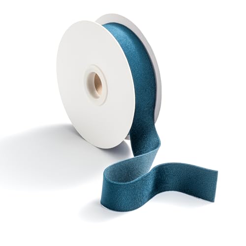 CHUQING Samtband Blau Geschenkband Samt Bänder Breit 25mm Schleifenband Seidenband Samt Stoffband CHUQING Samtband Blau Geschenkband Samt Bänder Breit 25mm Schleifenband Seidenband Samt Stoffband von CHUQING