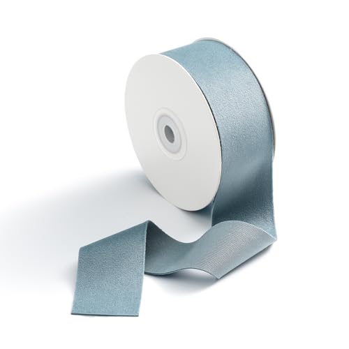 CHUQING Samtband Hellblau Geschenkband Samt Blau Schleife Grau Blau Schleifenband Breit 3,8 cm x 9 m Zierband zum Nähen Samtschleife Dekoband CHUQING Samtband Hellblau Geschenkband Samt Blau Schleife Grau Blau Schleifenband Breit 3,8 cm x 9 m Zierband zum Nähen Samtschleife Dekoband von CHUQING