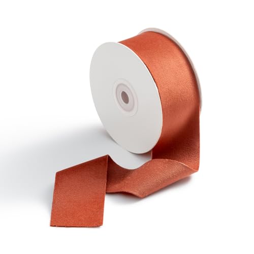 CHUQING Schleifenband Terracotta Samt Geschenkband Breit Samtband Terrakotta Zierband zum Nähen Samtschleife Dekoband,38 mm x 9 m CHUQING Schleifenband Terracotta Samt Geschenkband Breit Samtband Terrakotta Zierband zum Nähen Samtschleife Dekoband,38 mm x 9 m von CHUQING