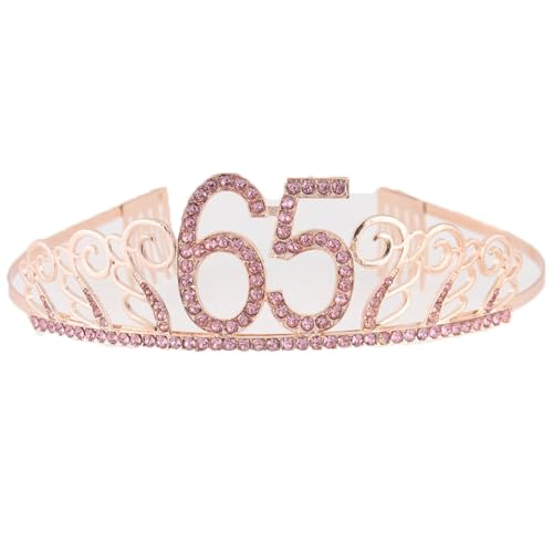 CHUYIX Geburtstag Krone Roségold-65 Zahlen Happy Birthday Krone mit Kamm Strass Kristall Krone Haarreif mit Zahl Geburtstag Tiara Geburtstag Crown für Geburtstag Party Favor Supplies Tortenkrone(55#) CHUYIX Geburtstag Krone Roségold-65 Zahlen Happy Birthday Krone mit Kamm Strass Kristall Krone Haarreif mit Zahl Geburtstag Tiara Geburtstag Crown für Geburtstag Party Favor Supplies Tortenkrone(55#) von CHUYIX