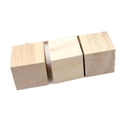 CHUYIX Holzklötze 3 Stück 35mm blanko unbehandeltes Quadrat Holz würfel bausteine Gross holzbausteine Naturbelassen kleine holzwürfel für DIY Puzzle Stempel Mathematik Spielsteine Lernen Zahlen CHUYIX Holzklötze 3 Stück 35mm blanko unbehandeltes Quadrat Holz würfel bausteine Gross holzbausteine Naturbelassen kleine holzwürfel für DIY Puzzle Stempel Mathematik Spielsteine Lernen Zahlen von CHUYIX