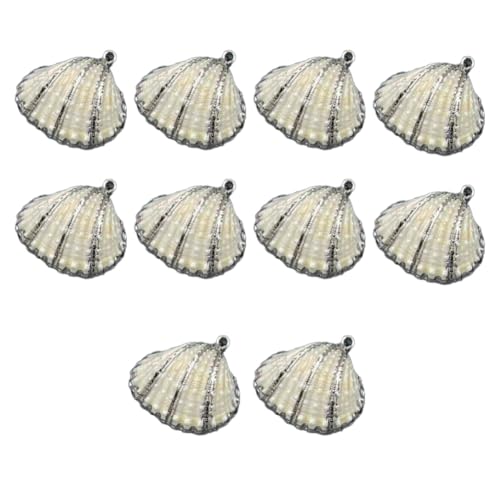 CHUYIX Jakobsmuscheln 10 Stück natürliche kleine Jakobs goldene Kante Muscheln meeresschnecken Beach Seashell anhänger Für Strandparty DIY Basteln Hochzeitsdeko Halskette Schmuck Ohrringe Machen CHUYIX Jakobsmuscheln 10 Stück natürliche kleine Jakobs goldene Kante Muscheln meeresschnecken Beach Seashell anhänger Für Strandparty DIY Basteln Hochzeitsdeko Halskette Schmuck Ohrringe Machen von CHUYIX