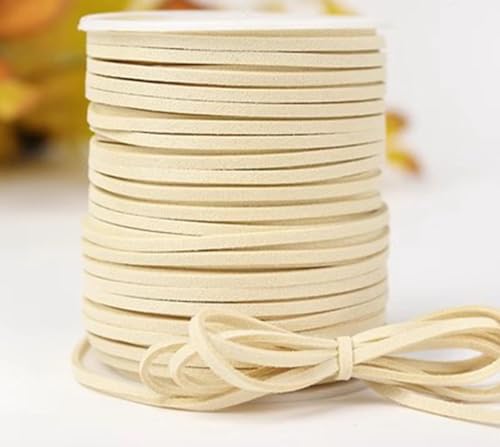CHUYIX Lederschnur Wildlederband 50 Yards *3 mm Lederband Faux Wildleder Schnur Wildleder Schnur Veloursleder Band Lederschnüre Faux Wildlederba für DIY Armband Halskette Schmuck Handwerk Schnur CHUYIX Lederschnur Wildlederband 50 Yards *3 mm Lederband Faux Wildleder Schnur Wildleder Schnur Veloursleder Band Lederschnüre Faux Wildlederba für DIY Armband Halskette Schmuck Handwerk Schnur von CHUYIX