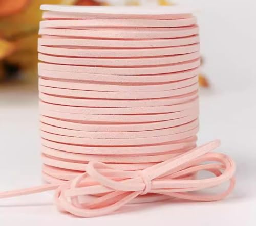 CHUYIX Lederschnur Wildlederband 50 Yards *3 mm Lederband Faux Wildleder Schnur Wildleder Schnur Veloursleder Band Lederschnüre Faux Wildlederba für DIY Armband Halskette Schmuck Handwerk Schnur CHUYIX Lederschnur Wildlederband 50 Yards *3 mm Lederband Faux Wildleder Schnur Wildleder Schnur Veloursleder Band Lederschnüre Faux Wildlederba für DIY Armband Halskette Schmuck Handwerk Schnur von CHUYIX