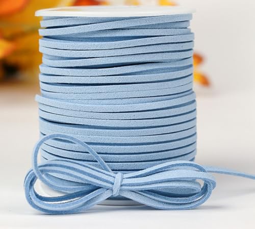 CHUYIX Lederschnur Wildlederband 50 Yards *3 mm Lederband Faux Wildleder Schnur Wildleder Schnur Veloursleder Band Lederschnüre Faux Wildlederba für DIY Armband Halskette Schmuck Handwerk Schnur CHUYIX Lederschnur Wildlederband 50 Yards *3 mm Lederband Faux Wildleder Schnur Wildleder Schnur Veloursleder Band Lederschnüre Faux Wildlederba für DIY Armband Halskette Schmuck Handwerk Schnur von CHUYIX