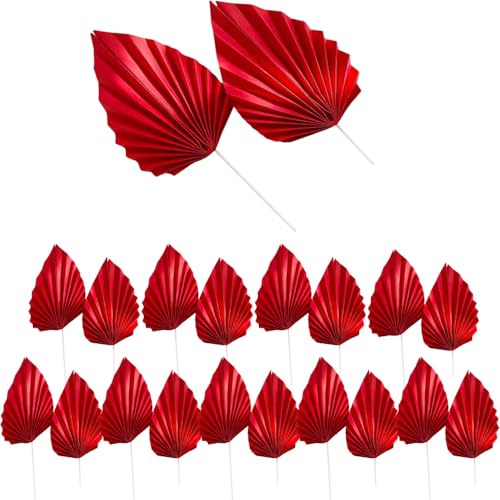 CHUYIX Papierfächer Dekorationen 10 Paar Palmblatt Fächer Tortendeko Gartenschmuck Handpapierfächer frische und stilvolle Papierfächerdekorationen für Hochzeit Geburtstag Wanddekoration Party Deko CHUYIX Papierfächer Dekorationen 10 Paar Palmblatt Fächer Tortendeko Gartenschmuck Handpapierfächer frische und stilvolle Papierfächerdekorationen für Hochzeit Geburtstag Wanddekoration Party Deko von CHUYIX