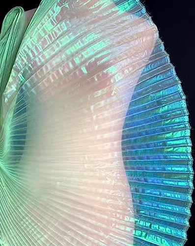 CHUYIX Rüschen-Plissee-Chiffon-Organza-Tüll-Applikation 1m*148cmRüschen-Spitzenborte Organza Plissee-Spitzenstoffborte für Brautkleider, Partydekoration Abschlussdesign Bühnenstyling Dekor CHUYIX Rüschen-Plissee-Chiffon-Organza-Tüll-Applikation 1m*148cmRüschen-Spitzenborte Organza Plissee-Spitzenstoffborte für Brautkleider, Partydekoration Abschlussdesign Bühnenstyling Dekor von CHUYIX