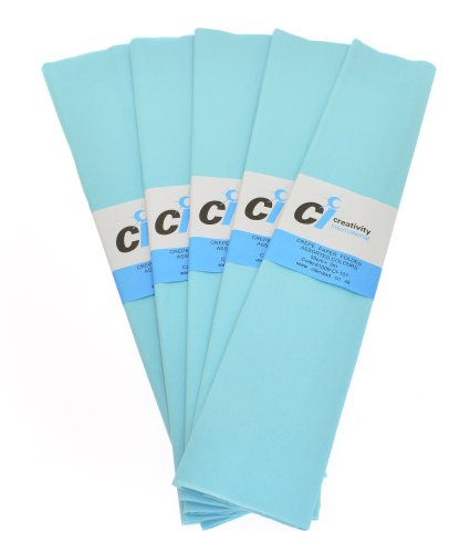 CI Krepppapier, 50 cm x 3 m, 10 Stück, Hellblau CI Krepppapier, 50 cm x 3 m, 10 Stück, Hellblau von CI Tissue