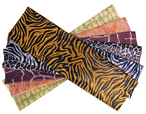 CI Safari Print Seidenpapier, Blech, von 24, Mehrfarbig, 500 x 750 mm von Scola