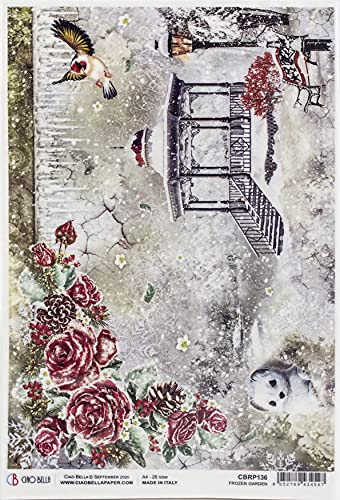 CIAO BELLA PAPER Frozen Garden Papier, gemischt, Einheitsgröße von Ciao Bella