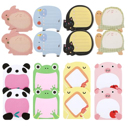 320 Blatt Cartoon-Tier-Haftnotizen, niedliche Cartoon-Haftnotizen, selbstklebend, Tier-Notizblock, Seitenmarkierungen, Flaggen für Zuhause, Schule, Büro, Party, Geschenke, 8 Stile, 7 x 6 cm 320 Blatt Cartoon-Tier-Haftnotizen, niedliche Cartoon-Haftnotizen, selbstklebend, Tier-Notizblock, Seitenmarkierungen, Flaggen für Zuhause, Schule, Büro, Party, Geschenke, 8 Stile, 7 x 6 cm von CIATBYYJ