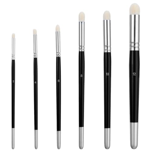 6 Stück Drybrush Set,Nylon Dry Brush,Professionelle Modellbau Pinsel,6 Größen Drybrush Pinsel,für Modellspielzeug und Miniaturmalerei von CIATBYYJ