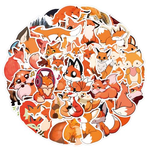 60 Stück Füchse Aufkleber,Niedliche Fox Tiere Sticker,Wasserfeste Fuchs Aufklebers,Wiederverwendbar Fox Aufkleber Scrapbook für Laptop Karten Gepäck,Geschenke Fuchs für Kinder 60 Stück Füchse Aufkleber,Niedliche Fox Tiere Sticker,Wasserfeste Fuchs Aufklebers,Wiederverwendbar Fox Aufkleber Scrapbook für Laptop Karten Gepäck,Geschenke Fuchs für Kinder von CIATBYYJ